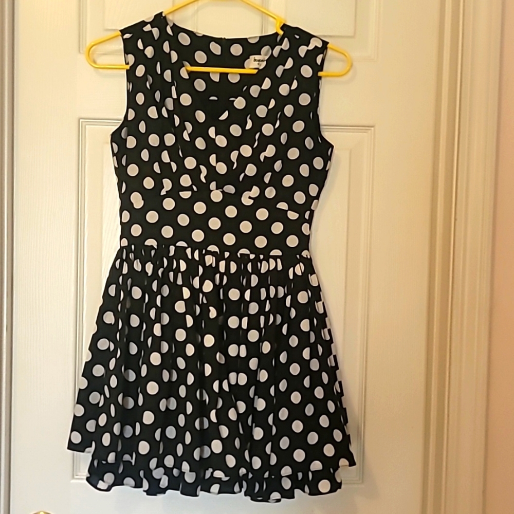 Geyemimi polka dot adorable mini dress sz small